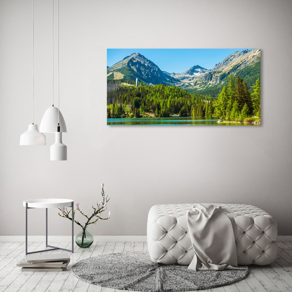 Tableau photo sur toile Lac de montagne