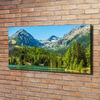 Tableau photo sur toile Lac de montagne