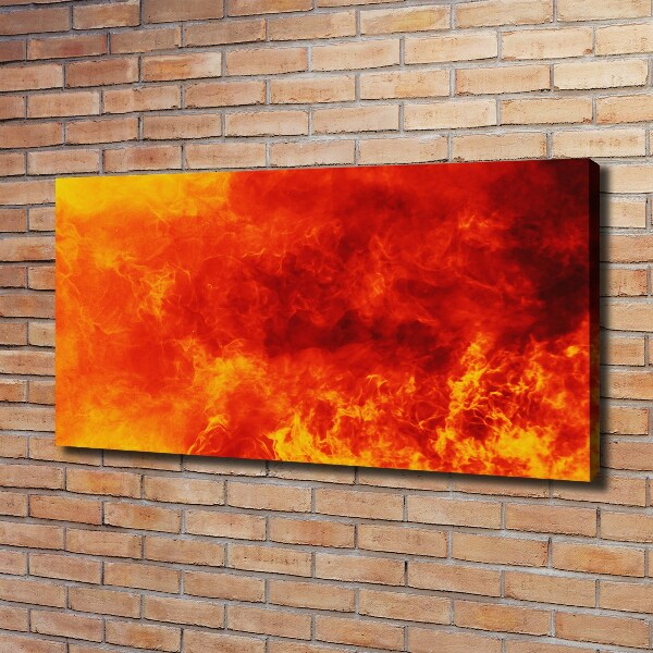 Tableau sur toile Flammes