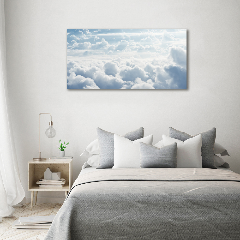 Tableau toile imprimée Nuages vus d'un œil d'oiseau