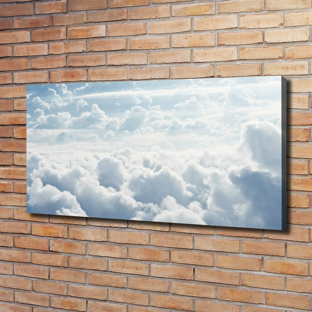 Tableau toile imprimée Nuages vus d'un œil d'oiseau