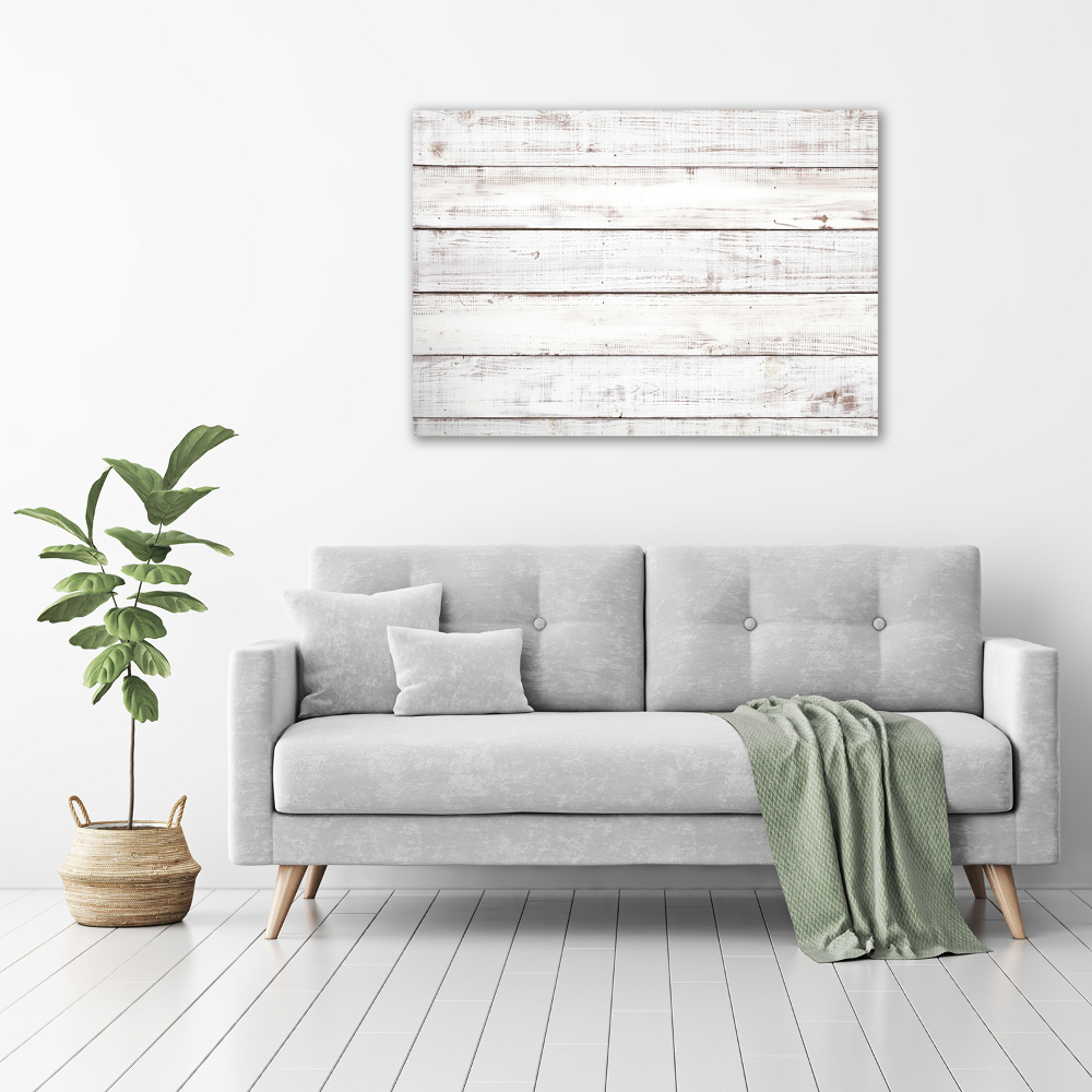 Tableau photo sur toile Mur en bois