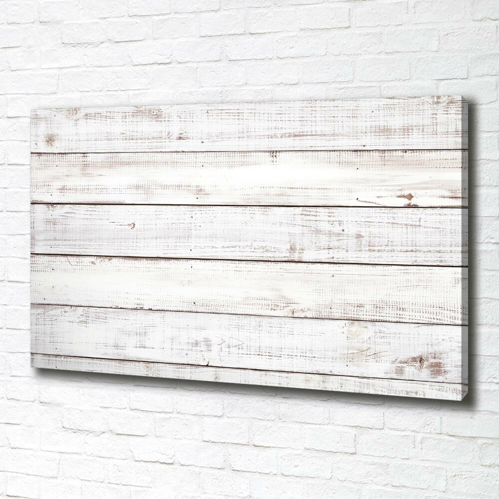 Tableau photo sur toile Mur en bois