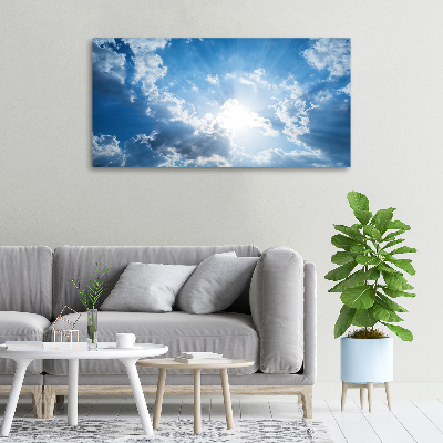 Tableau toile imprimée Nuages dans le ciel