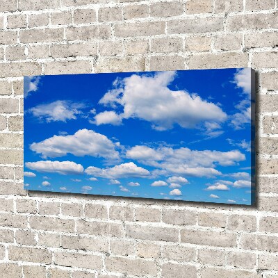 Tableau imprimé sur toile Nuages dans le ciel