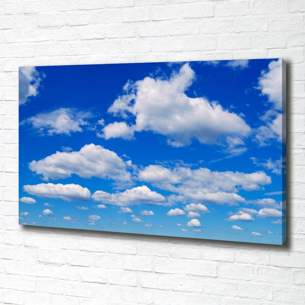 Tableau imprimé sur toile Nuages dans le ciel