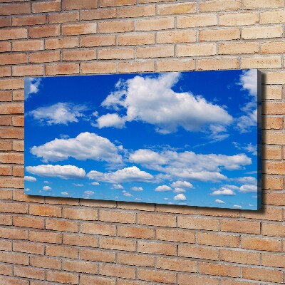 Tableau imprimé sur toile Nuages dans le ciel