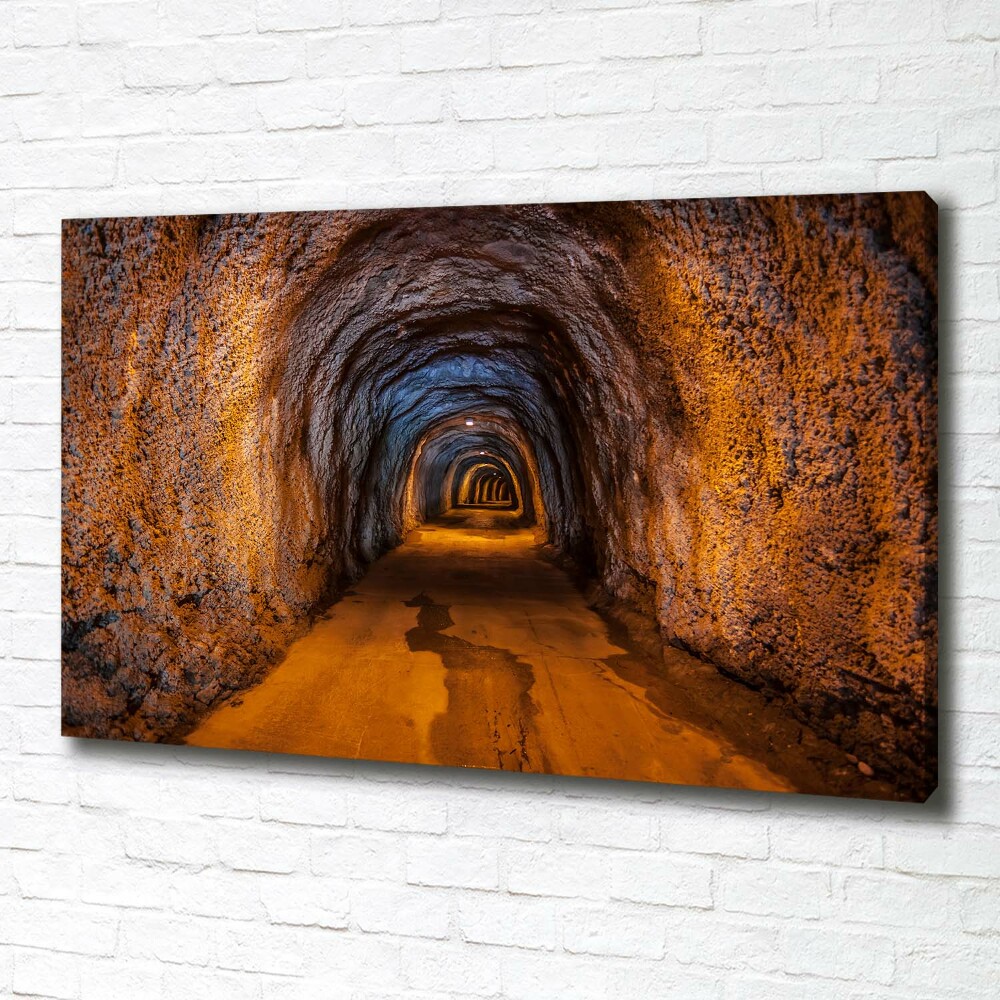 Tableau sur toile Tunnel souterrain