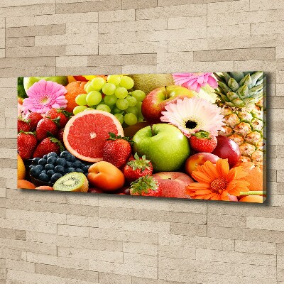 Tableau mural sur toile Fruits colorés