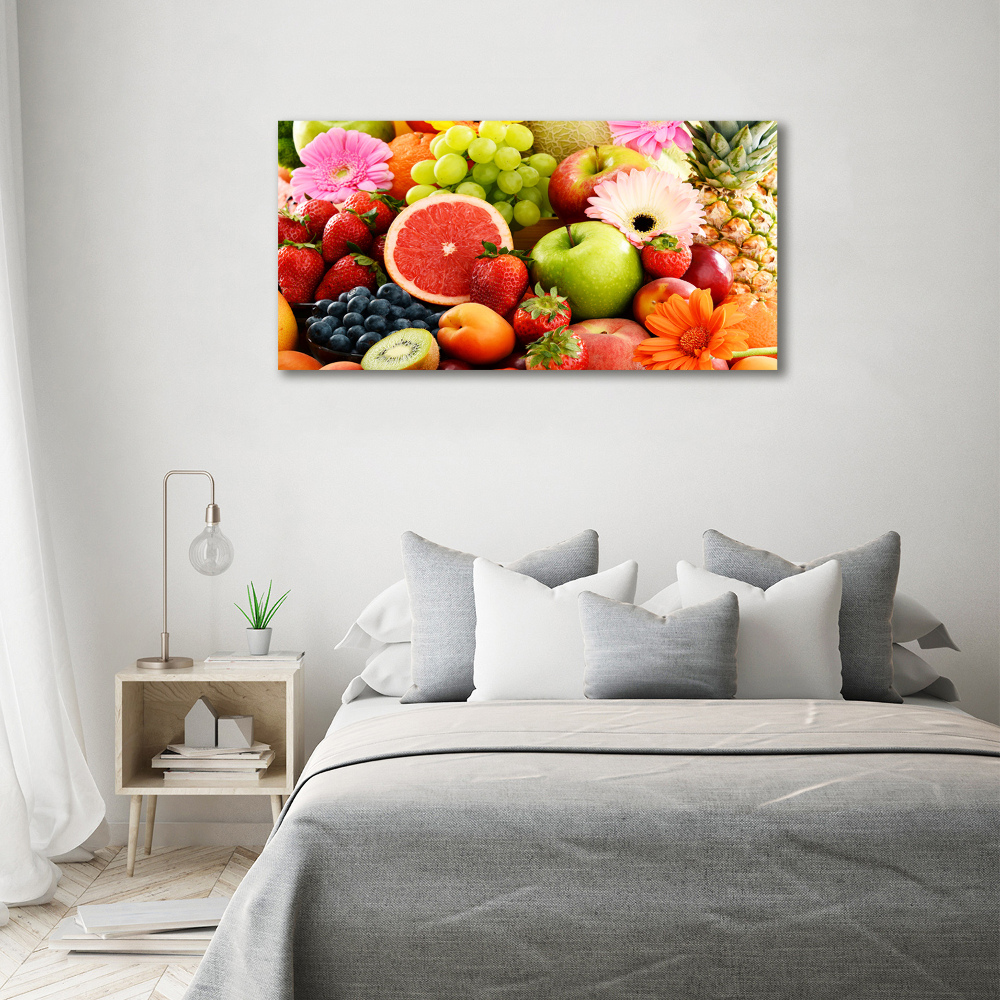 Tableau mural sur toile Fruits colorés