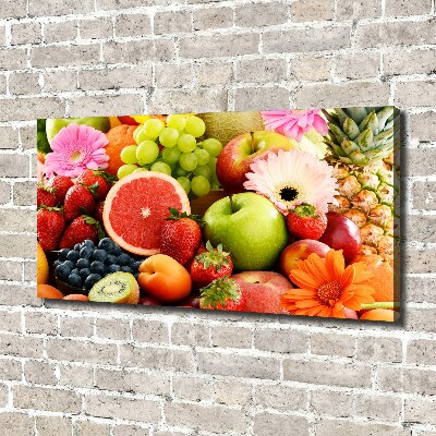 Tableau mural sur toile Fruits colorés