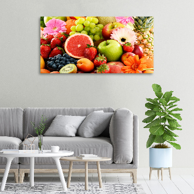 Tableau mural sur toile Fruits colorés