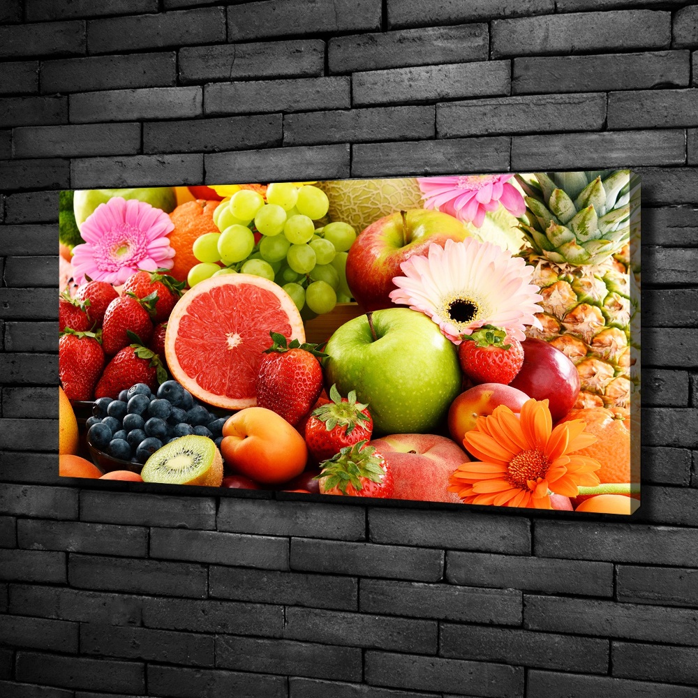 Tableau mural sur toile Fruits colorés