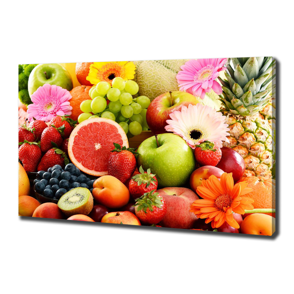 Tableau mural sur toile Fruits colorés