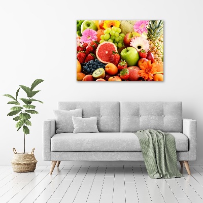 Tableau mural sur toile Fruits colorés