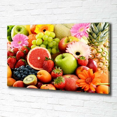 Tableau mural sur toile Fruits colorés