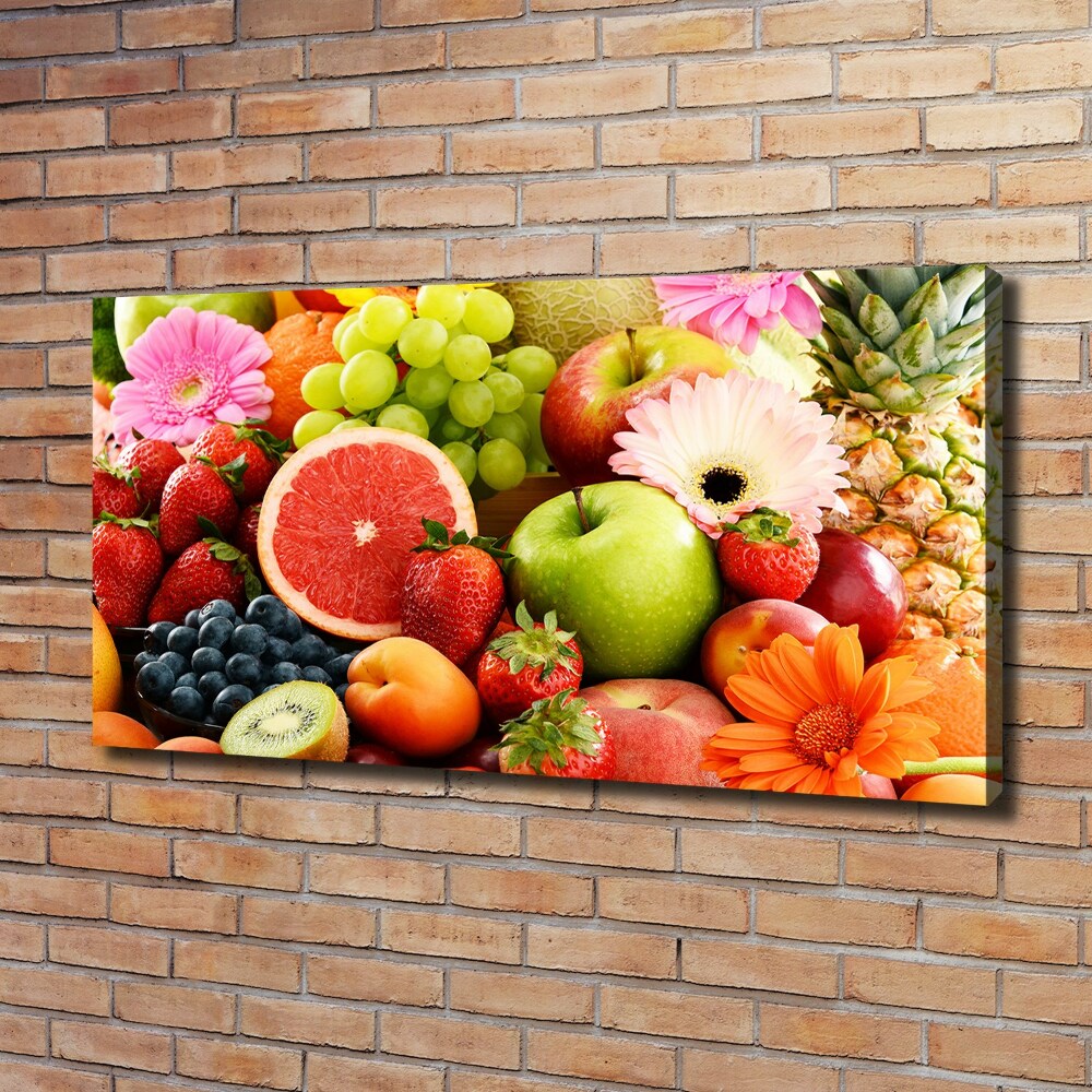 Tableau mural sur toile Fruits colorés