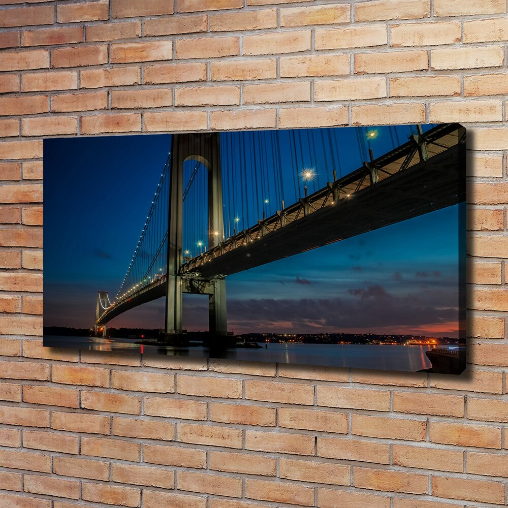 Tableau sur toile Pont de Brooklyn