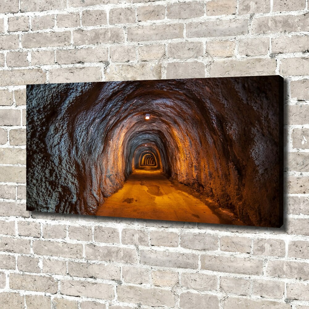 Tableau toile imprimée Tunnel souterrain