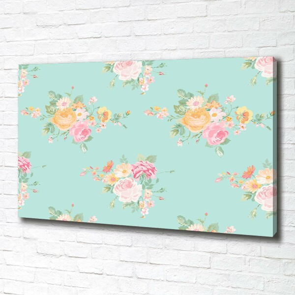 Tableau sur toile La richesse des fleurs