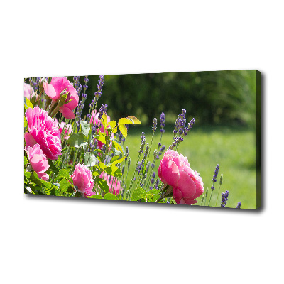 Tableau sur toile Rose sauvage