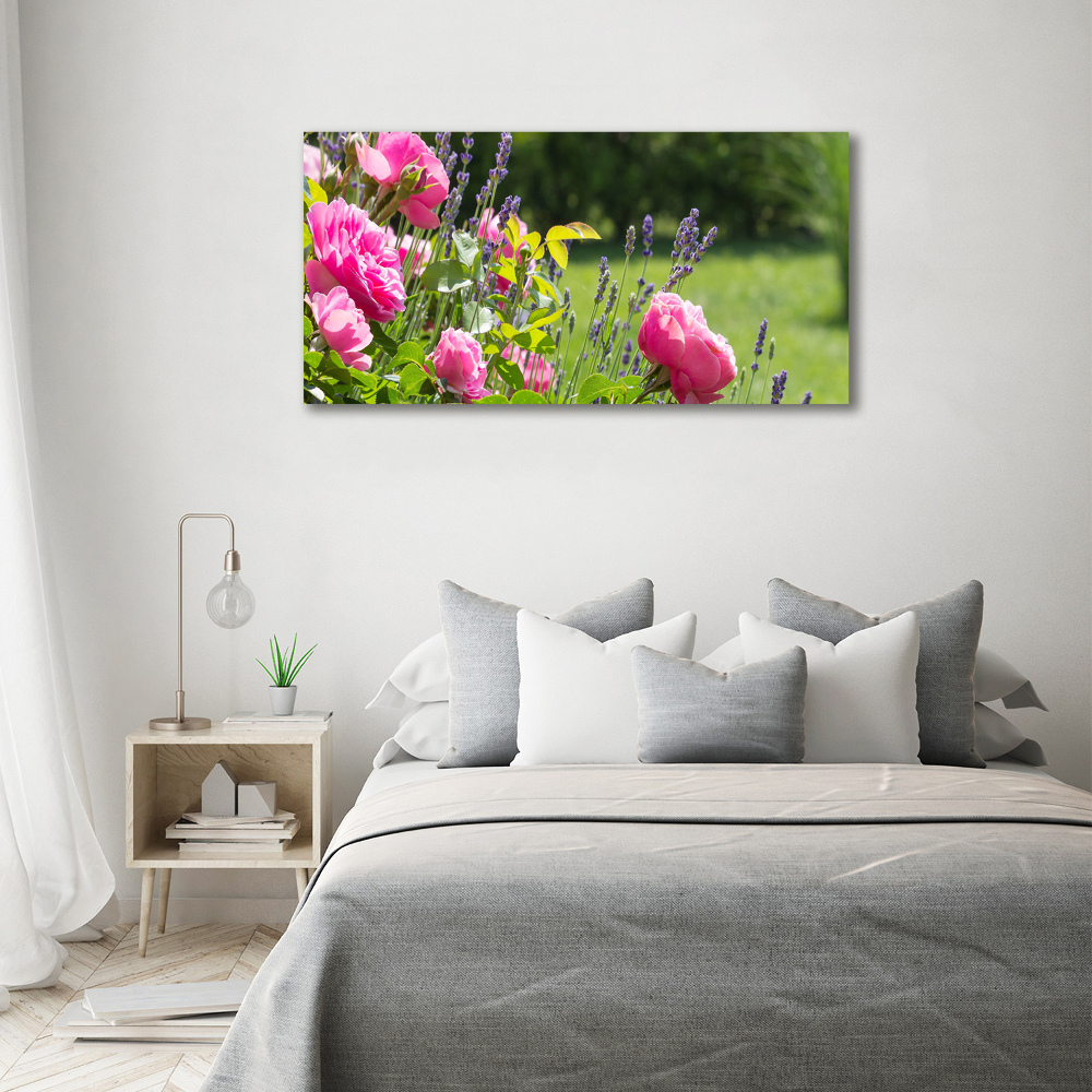 Tableau sur toile Rose sauvage