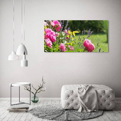 Tableau sur toile Rose sauvage