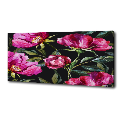 Tableau sur toile Pivoines roses