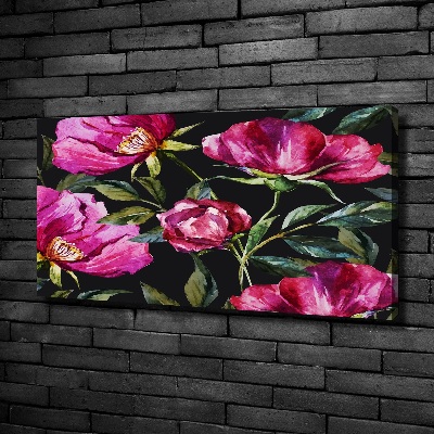 Tableau sur toile Pivoines roses