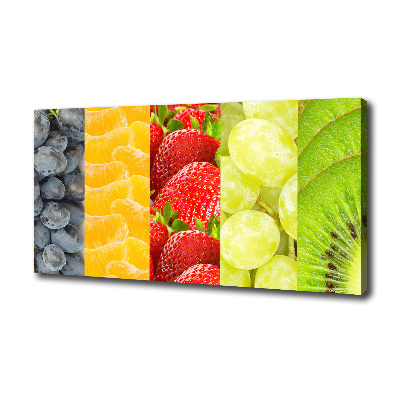 Tableau sur toile Fruits colorés