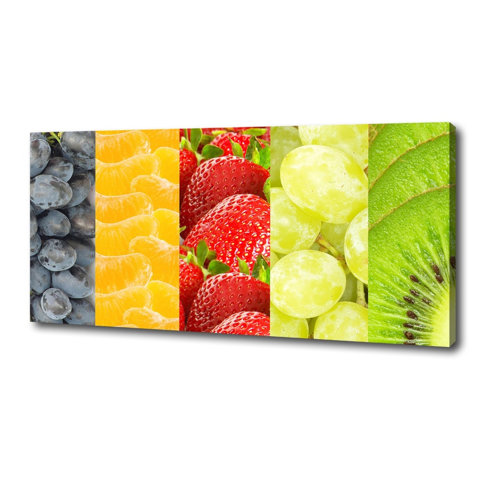 Tableau sur toile Fruits colorés