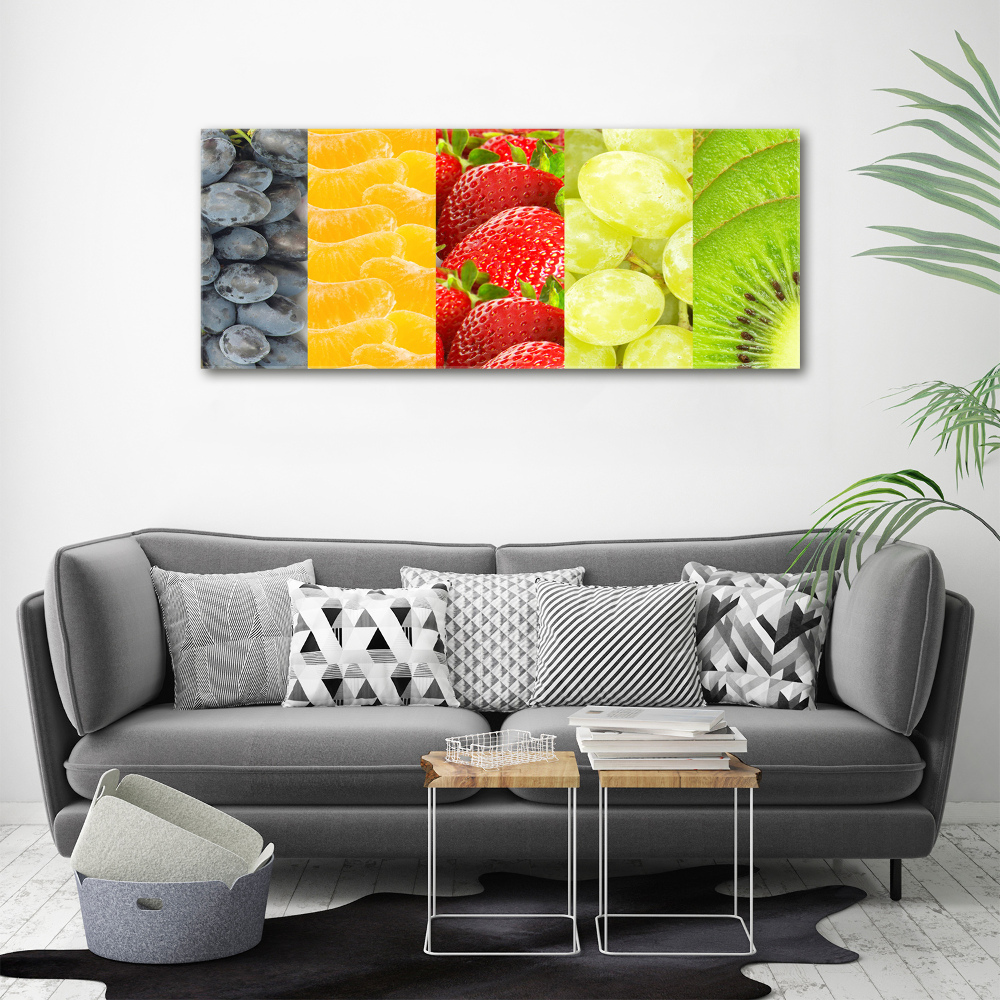 Tableau sur toile Fruits colorés