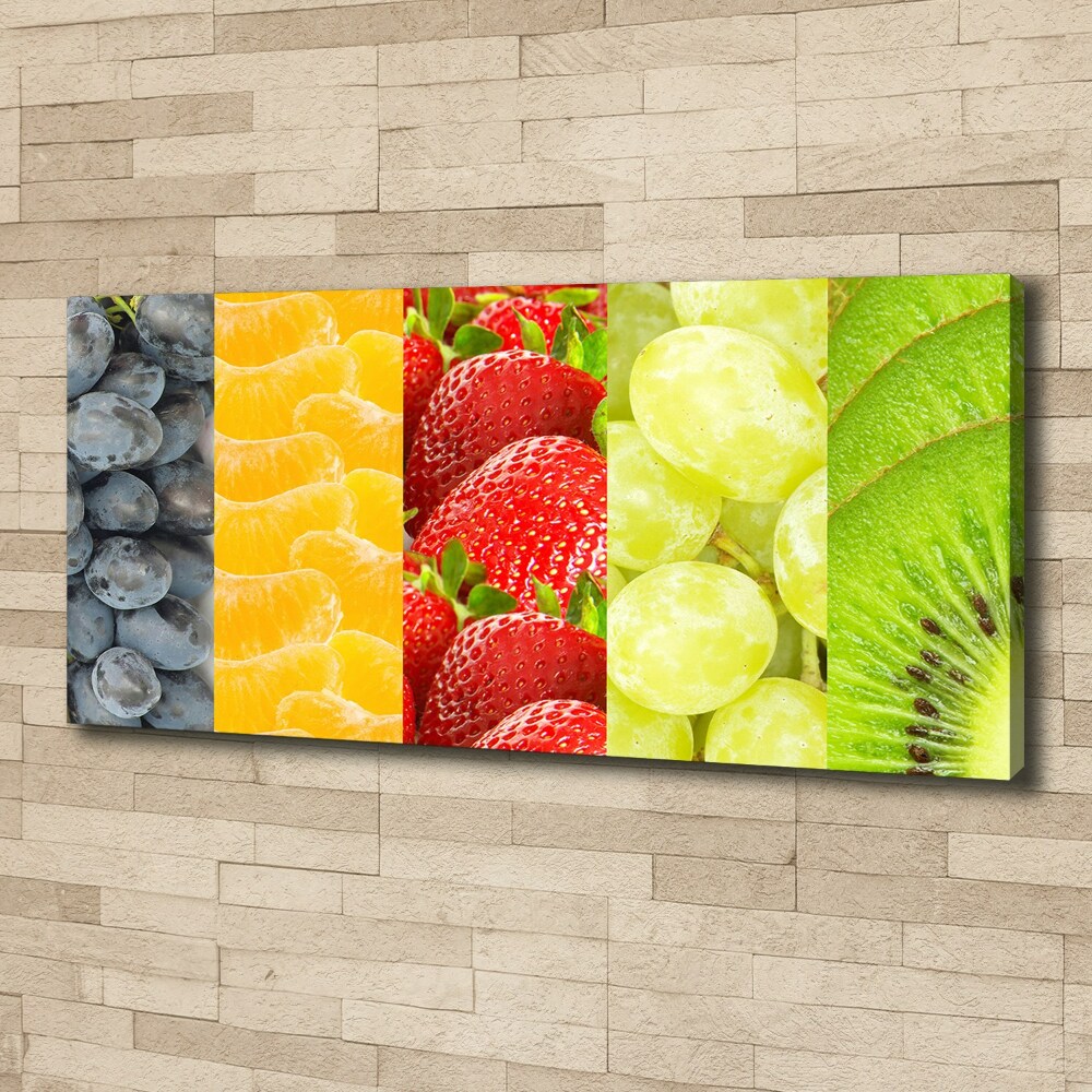 Tableau sur toile Fruits colorés