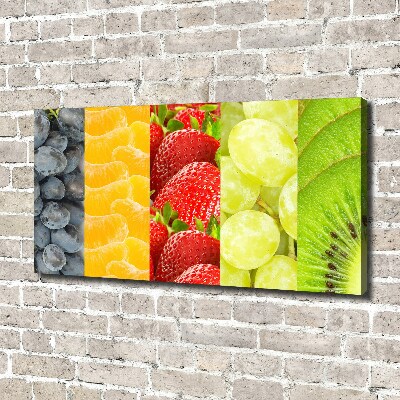 Tableau sur toile Fruits colorés