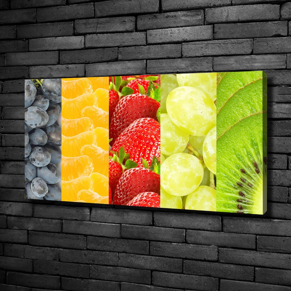 Tableau sur toile Fruits colorés