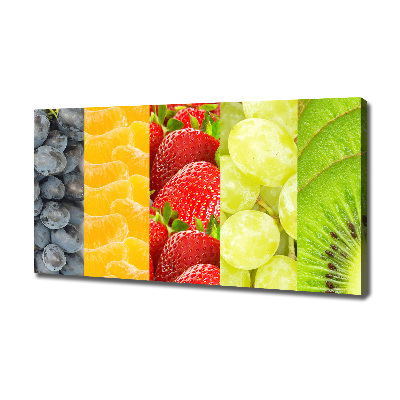 Tableau sur toile Fruits colorés