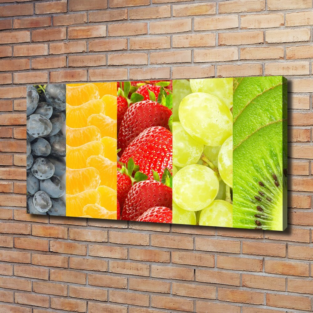 Tableau sur toile Fruits colorés