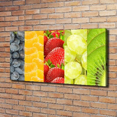 Tableau sur toile Fruits colorés