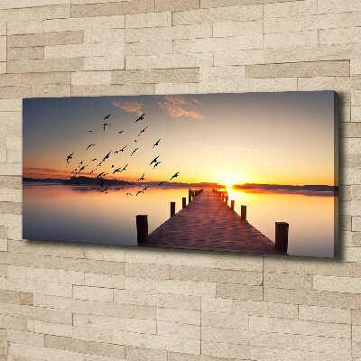 Tableau mural sur toile Coucher de soleil