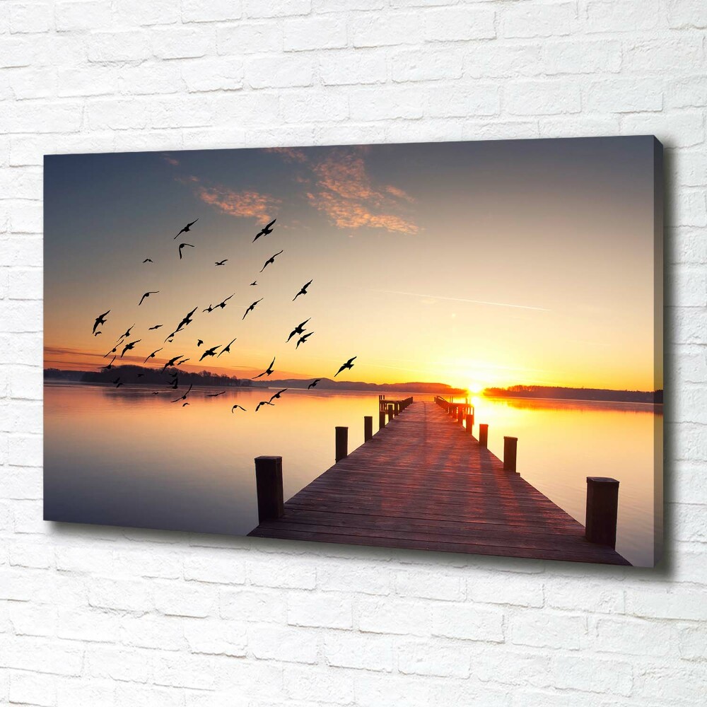 Tableau mural sur toile Coucher de soleil