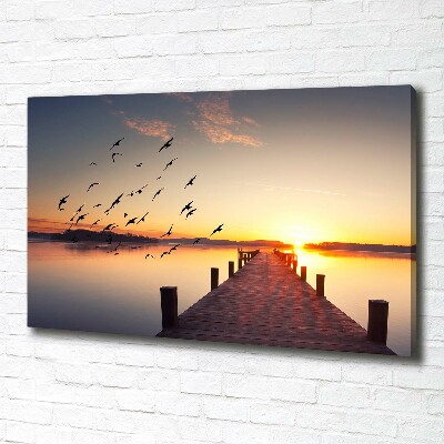 Tableau mural sur toile Coucher de soleil