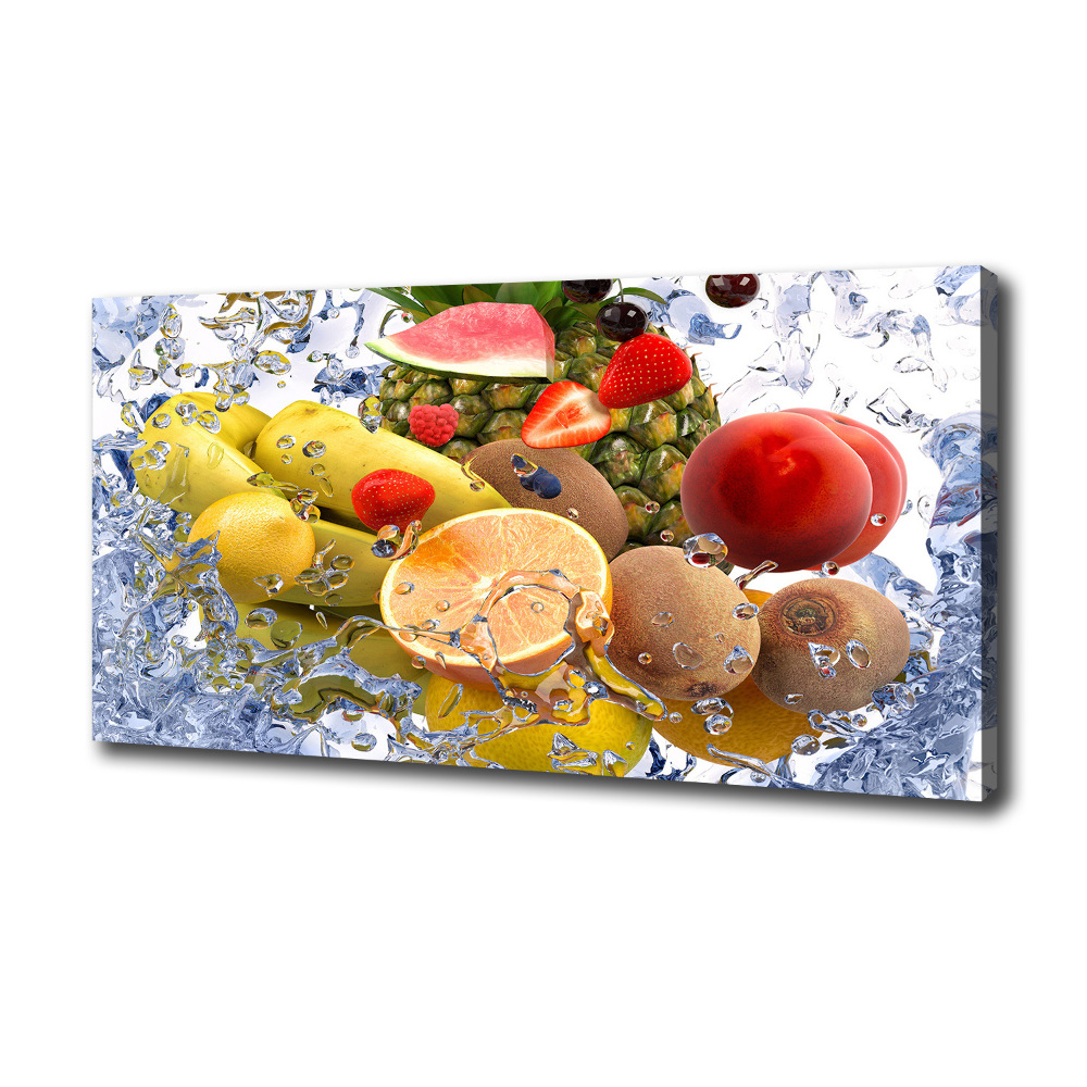 Tableau mural sur toile Fruit et eau