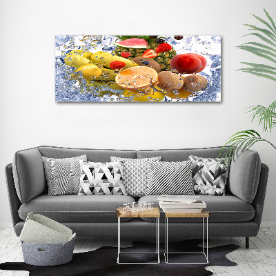 Tableau mural sur toile Fruit et eau