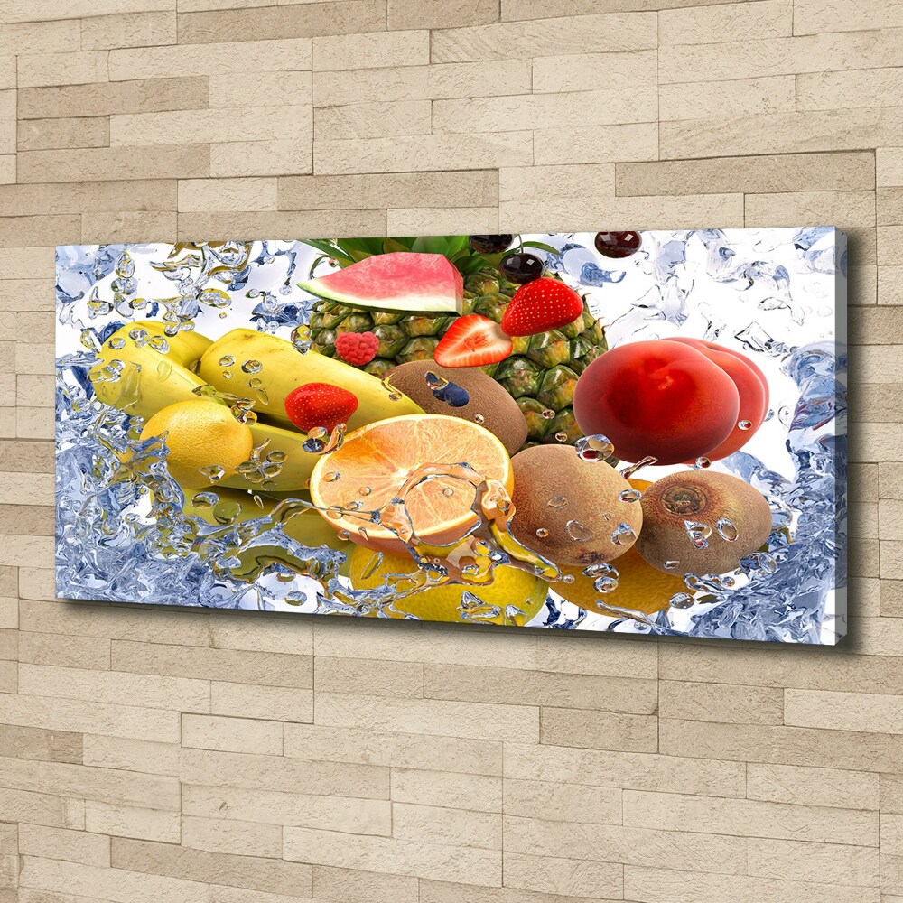 Tableau mural sur toile Fruit et eau