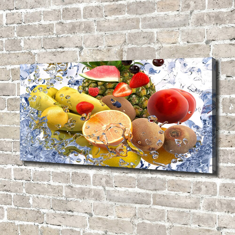 Tableau mural sur toile Fruit et eau