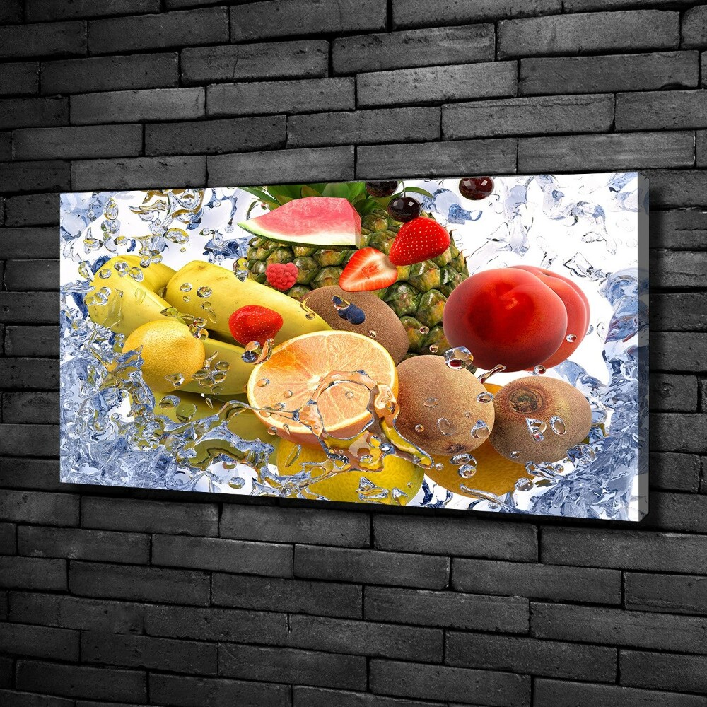 Tableau mural sur toile Fruit et eau