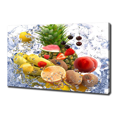 Tableau mural sur toile Fruit et eau