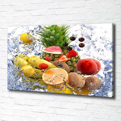 Tableau mural sur toile Fruit et eau