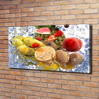 Tableau mural sur toile Fruit et eau