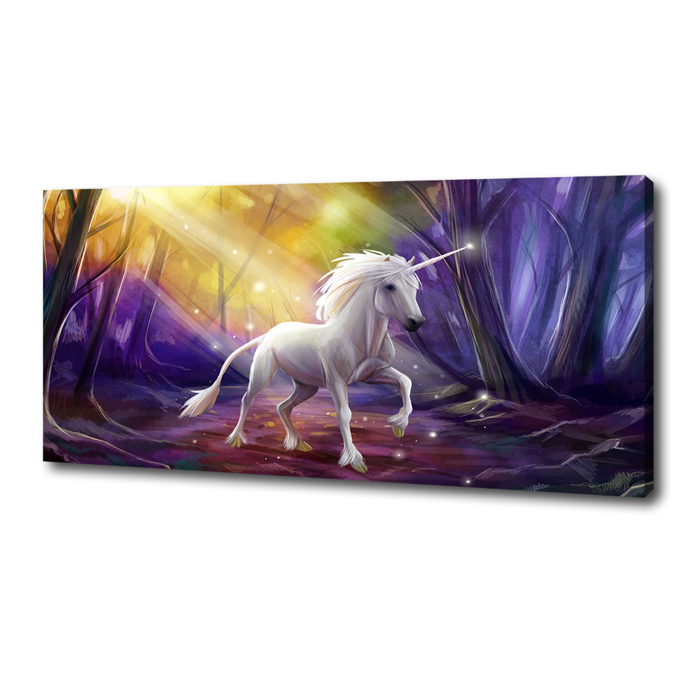 Tableau toile imprimée Licorne